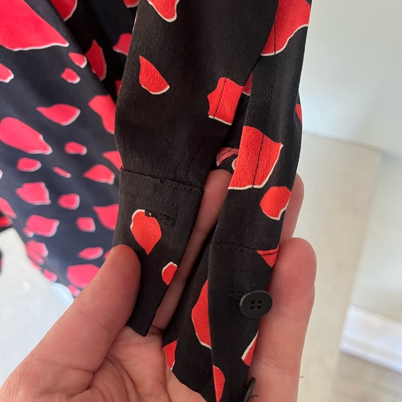 ALL SAINTS Tunic Top Shirt Dress with Waist Tie SIZE 0 - Picture 6 of 7